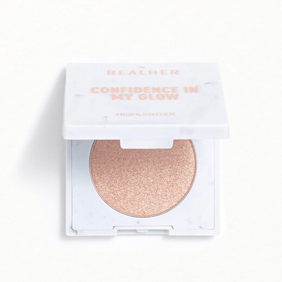 new Realher ☀︎︎ Confidence in My Glow Highlighter ☀︎︎ Subtle Sheen ☀︎︎ Natural - Picture 6 of 7
